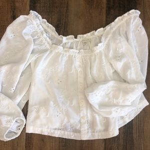 American Eagle off the shoulder top